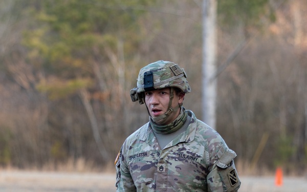 Soldiers compete in 30th Troop Command Best Warrior Competition