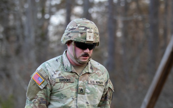 Soldiers compete in 30th Troop Command Best Warrior Competition