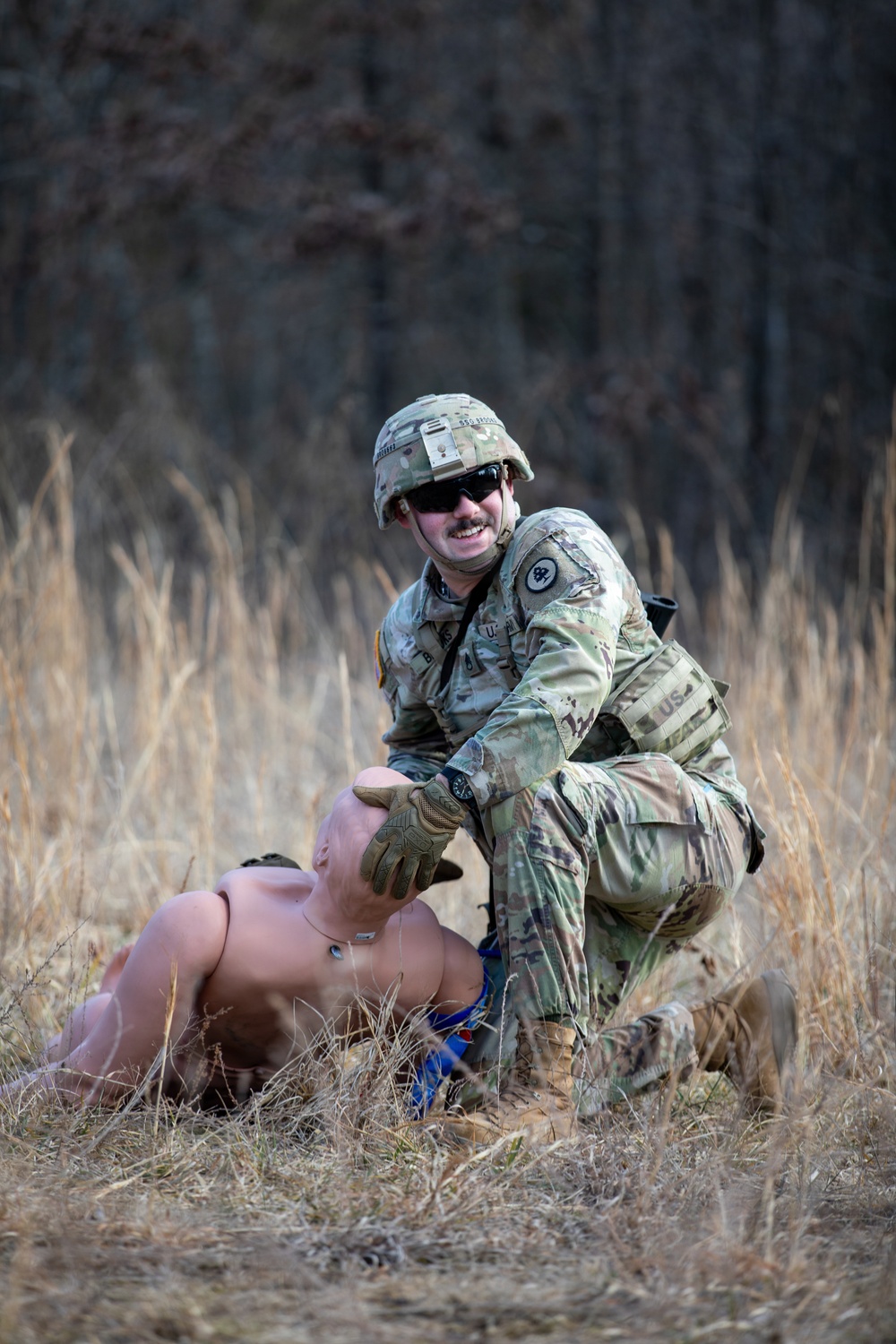 Soldiers compete in 30th Troop Command Best Warrior Competition