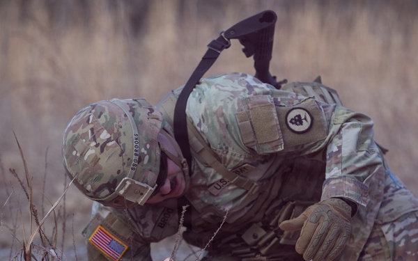 Soldiers compete in 30th Troop Command Best Warrior Competition