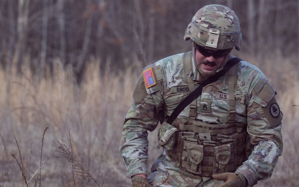 Soldiers compete in 30th Troop Command Best Warrior Competition