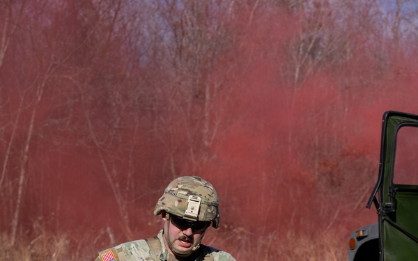 Soldiers compete in 30th Troop Command Best Warrior Competition