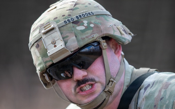 Soldiers compete in 30th Troop Command Best Warrior Competition