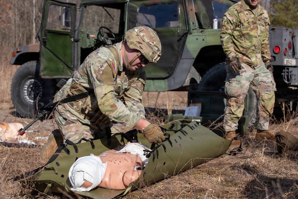 Soldiers compete in 30th Troop Command Best Warrior Competition