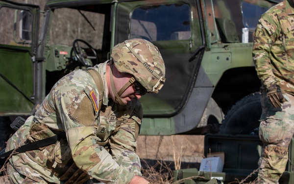 Soldiers compete in 30th Troop Command Best Warrior Competition