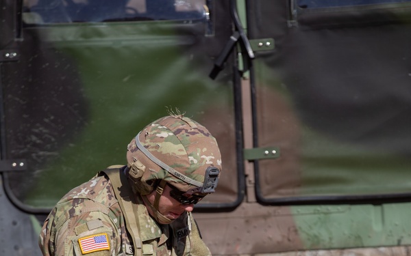 Soldiers compete in 30th Troop Command Best Warrior Competition