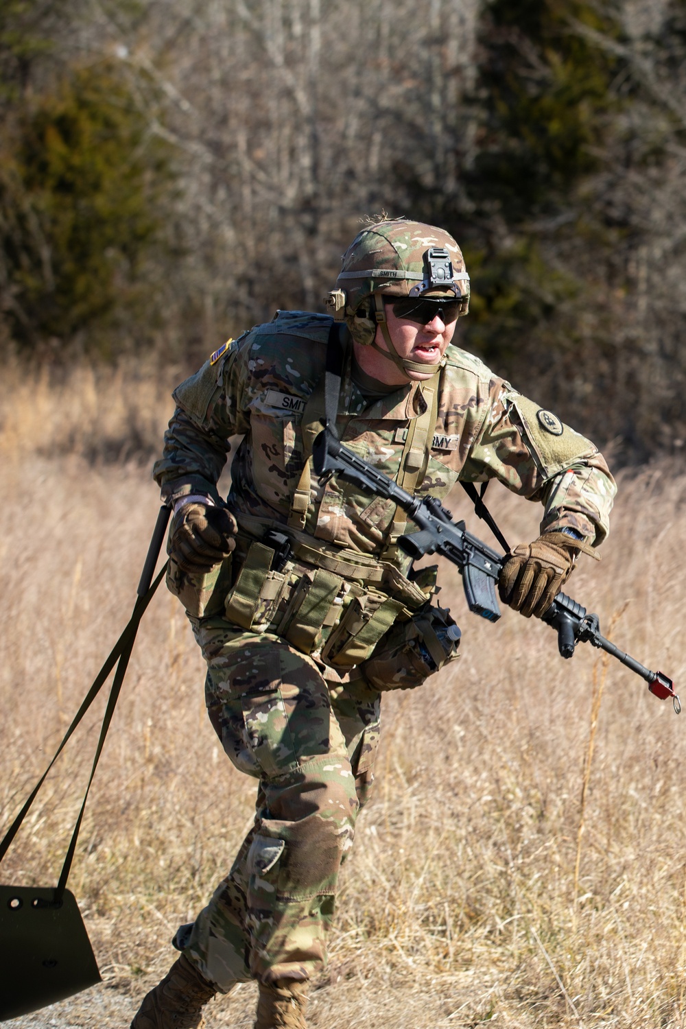 Soldiers compete in 30th Troop Command Best Warrior Competition