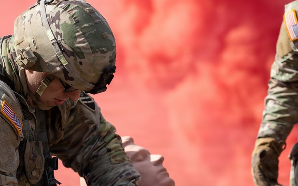 Soldiers compete in 30th Troop Command Best Warrior Competition