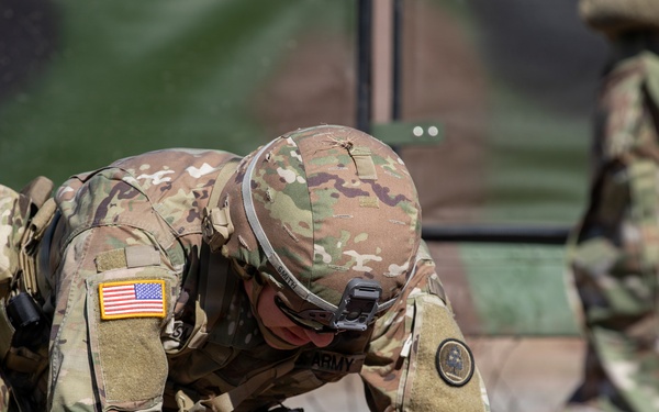 Soldiers compete in 30th Troop Command Best Warrior Competition