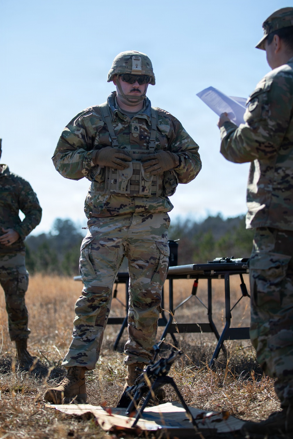 Soldiers compete in 30th Troop Command Best Warrior Competition