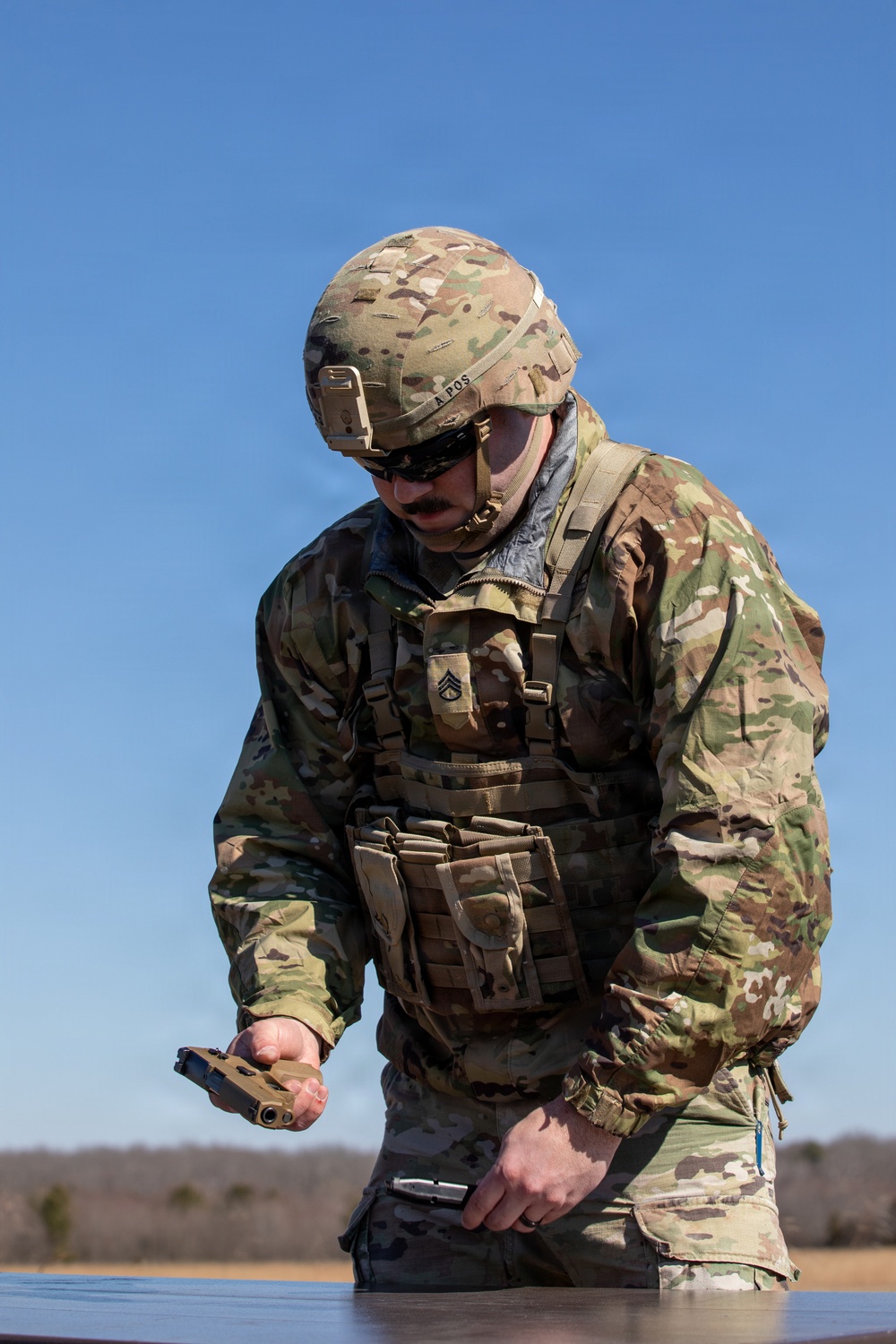 Soldiers compete in 30th Troop Command Best Warrior Competition