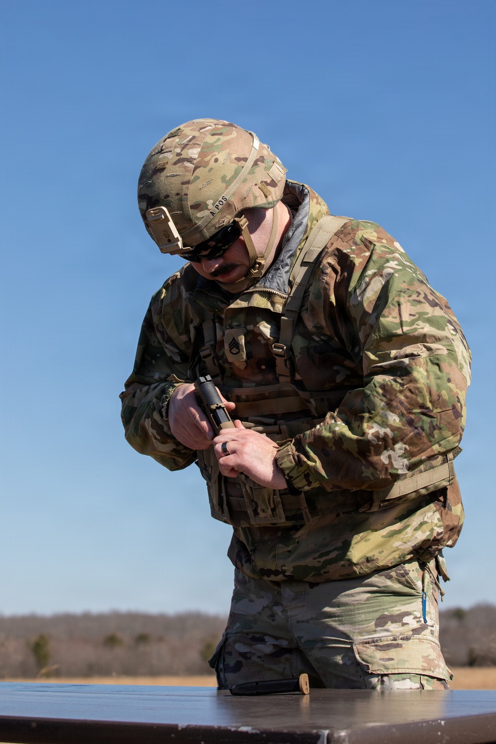 Soldiers compete in 30th Troop Command Best Warrior Competition