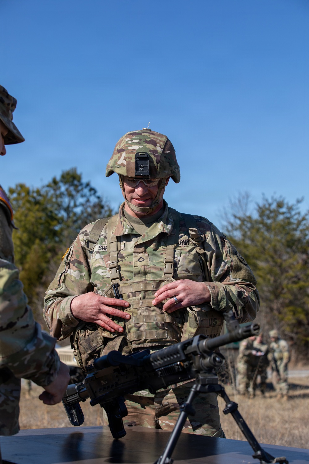 Soldiers compete in 30th Troop Command Best Warrior Competition
