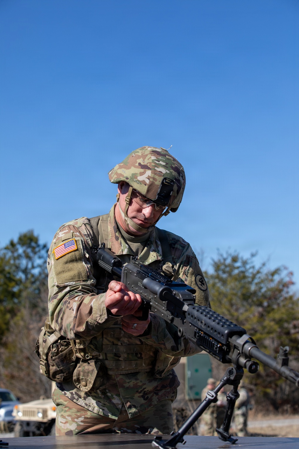 Soldiers compete in 30th Troop Command Best Warrior Competition