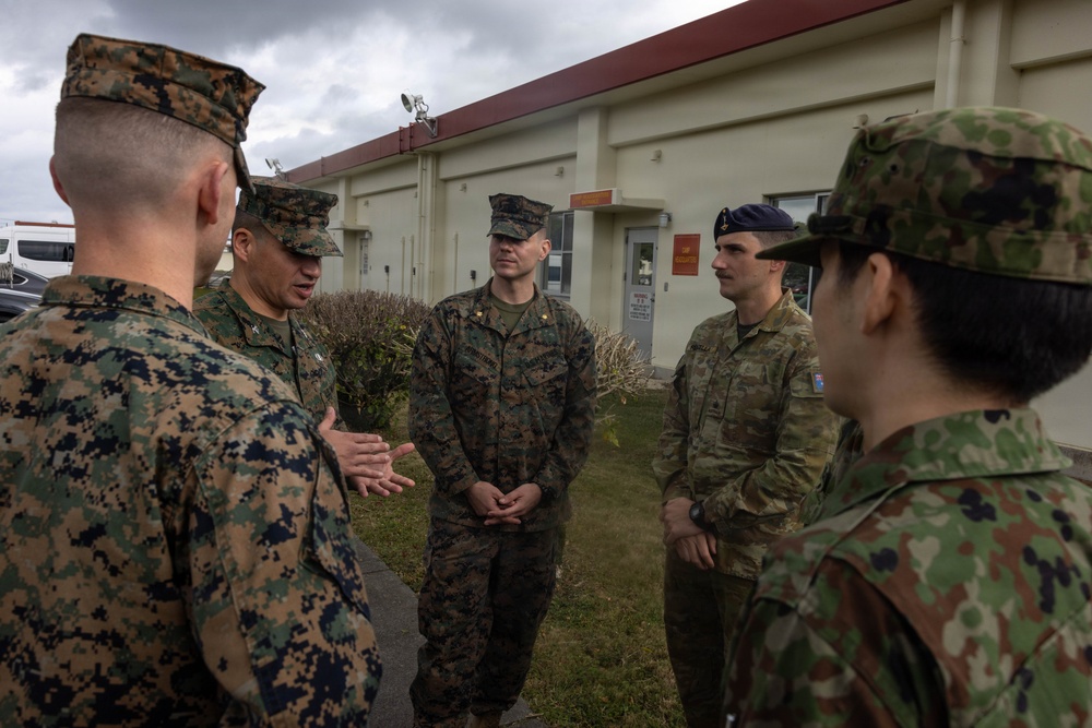 III Marine Expeditionary Force Information Group leadership meets with Japan Ground Self-Defense Force and Australian Defense Force cyber planners