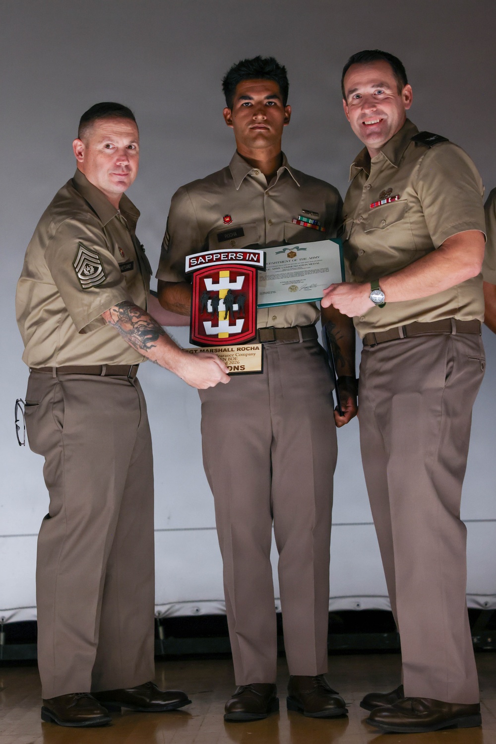 130th Engineer Brigade Best Squad Competition Ceremony 2026