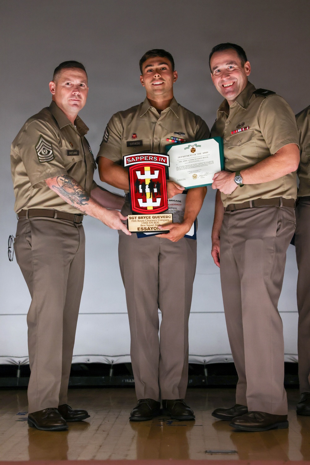 130th Engineer Brigade Best Squad Competition Ceremony 2026