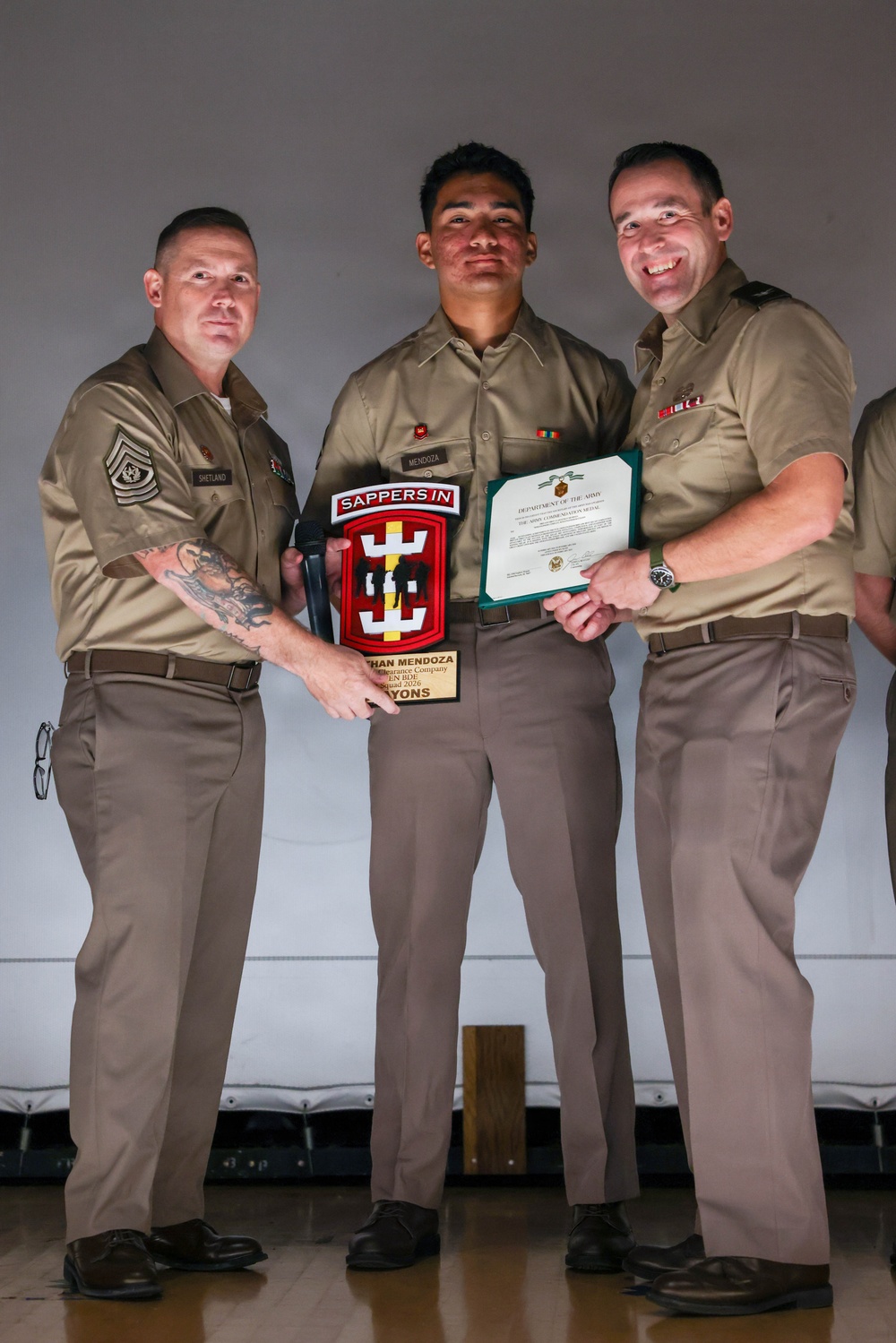 130th Engineer Brigade Best Squad Competition Ceremony 2026