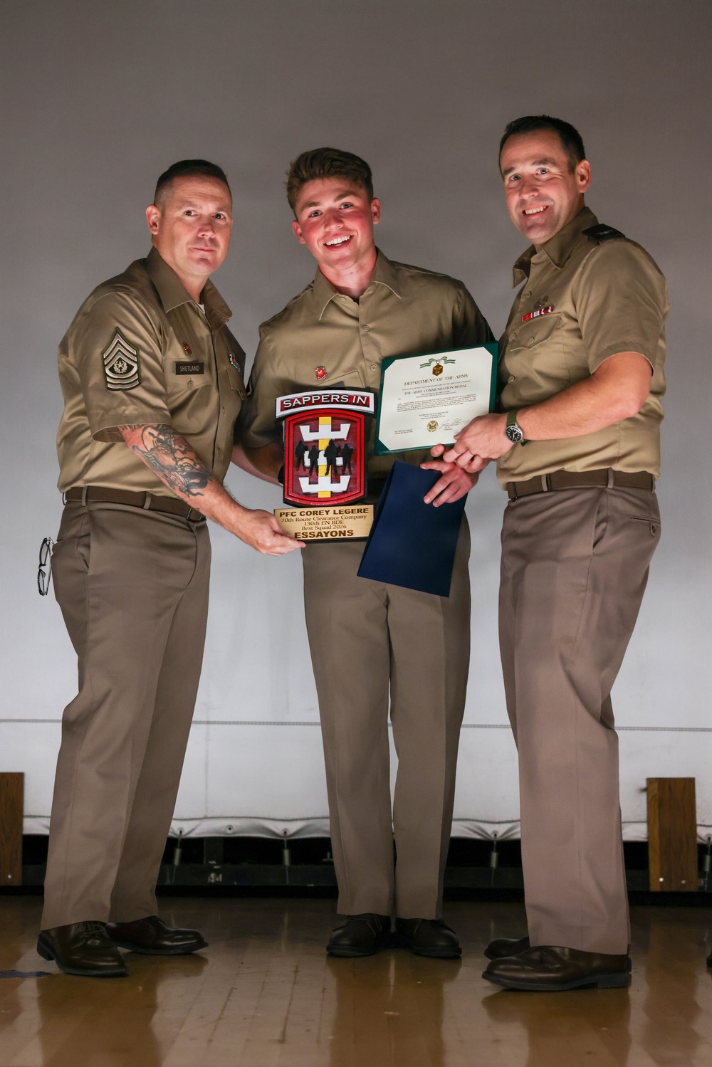 130th Engineer Brigade Best Squad Competition Ceremony 2026