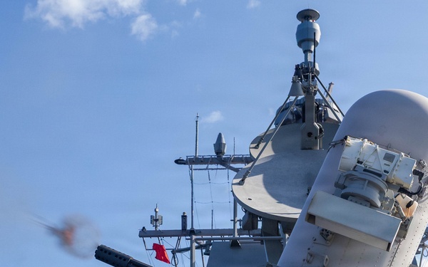 USS Rafael Peralta CIWS PACFIRE