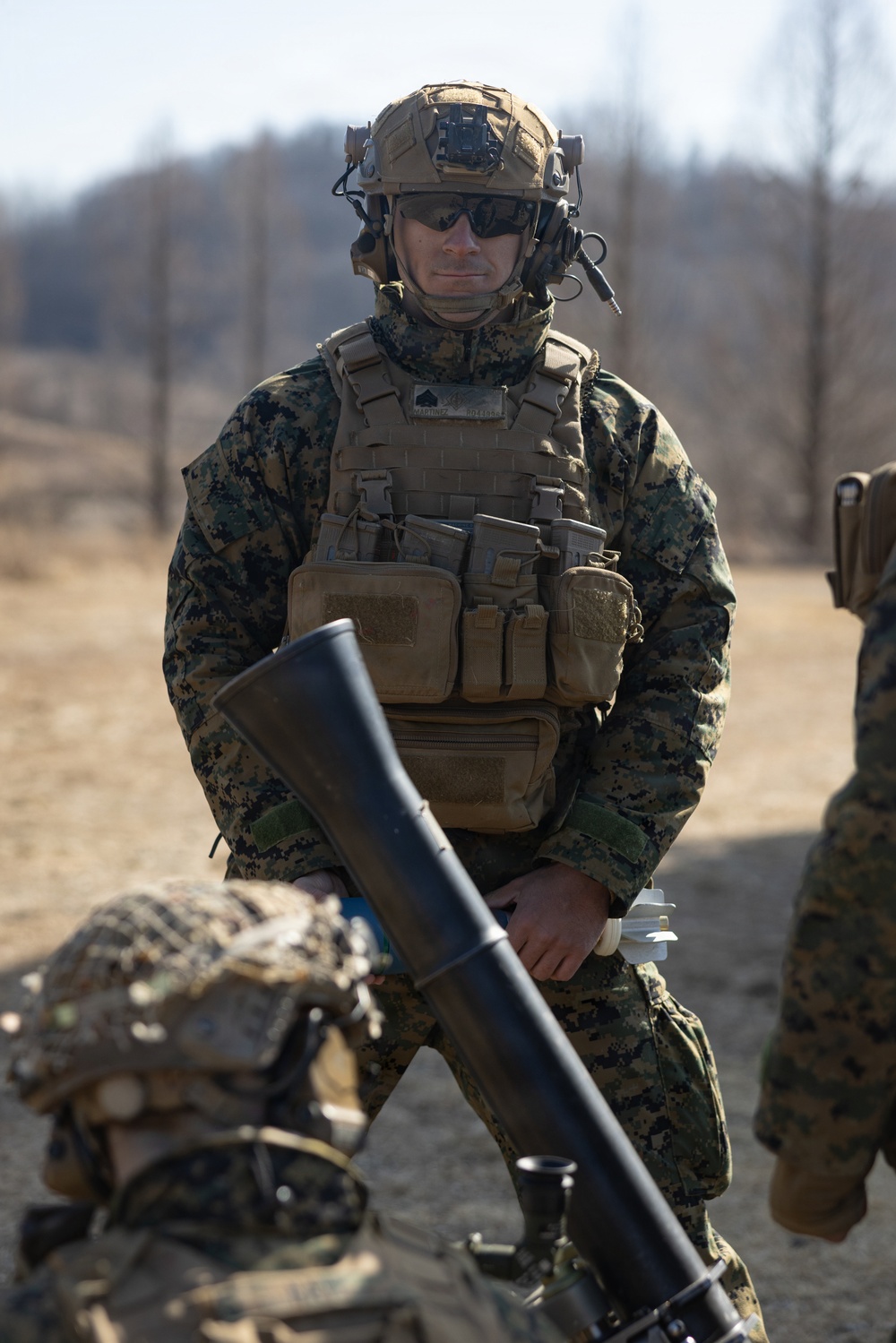 Marines Conduct a Mortar Range during Korea Viper 26.2