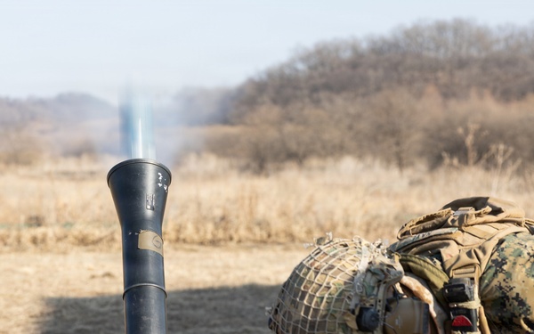 Marines Conduct a Mortar Range during Korea Viper 26.2