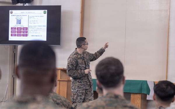 Combat Logistics Regiment 37 hosts pre-deployment brief for Korean Marine Exercise Program 26.1