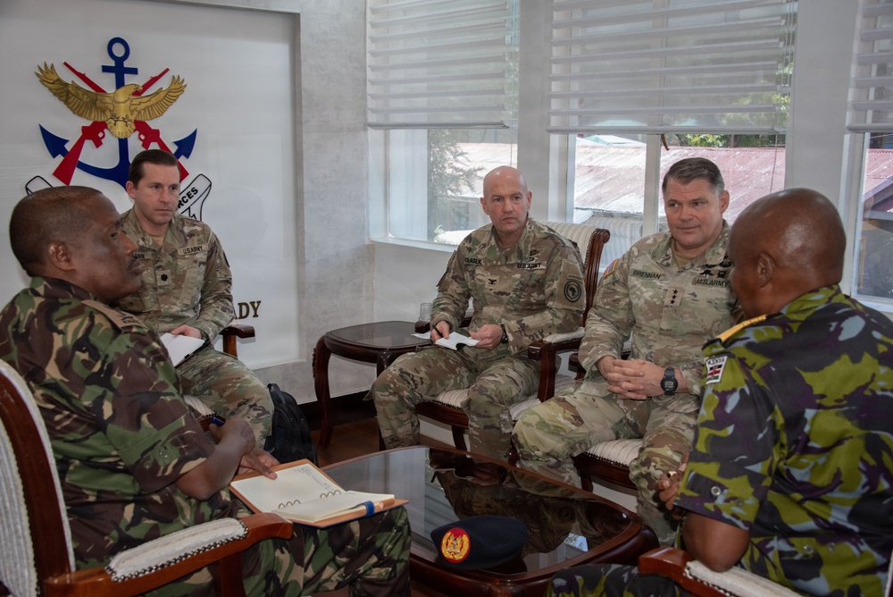 U.S. - Kenya relations continue in countering terrorism as AFRICOM Deputy Commander Visits KDF