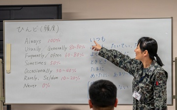 Yokota and JASDF OSW Airmen engage in language exchange