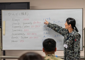 Yokota and JASDF OSW Airmen engage in language exchange