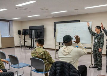 Yokota and JASDF OSW Airmen engage in language exchange