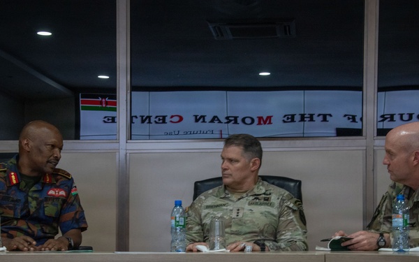 U.S. - Kenya relations continue in countering terrorism as AFRICOM Deputy Commander Visits KDF