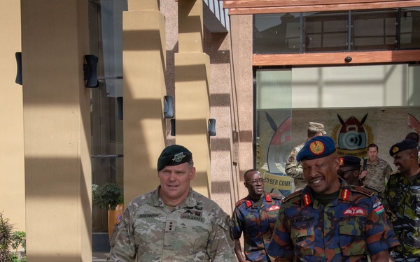 U.S. - Kenya relations continue in countering terrorism as AFRICOM Deputy Commander Visits KDF