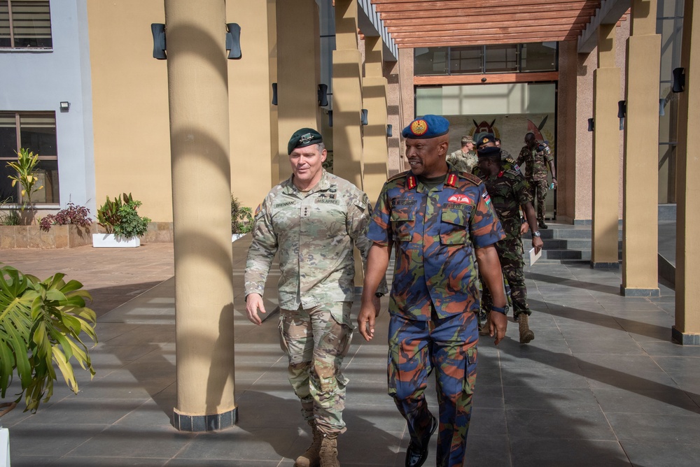 U.S. - Kenya relations continue in countering terrorism as AFRICOM Deputy Commander Visits KDF
