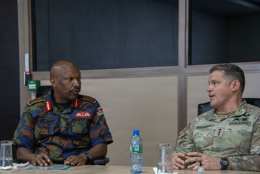 U.S. - Kenya relations continue in countering terrorism as AFRICOM Deputy Commander Visits KDF