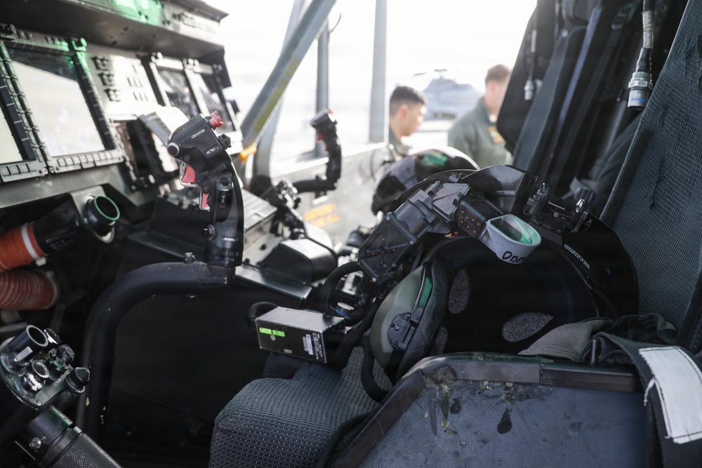 HMLA-367 conducts flight operations