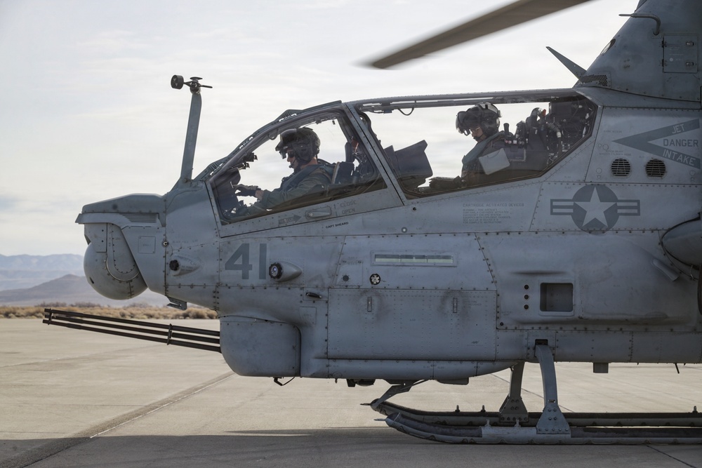 HMLA-367 conducts flight operations