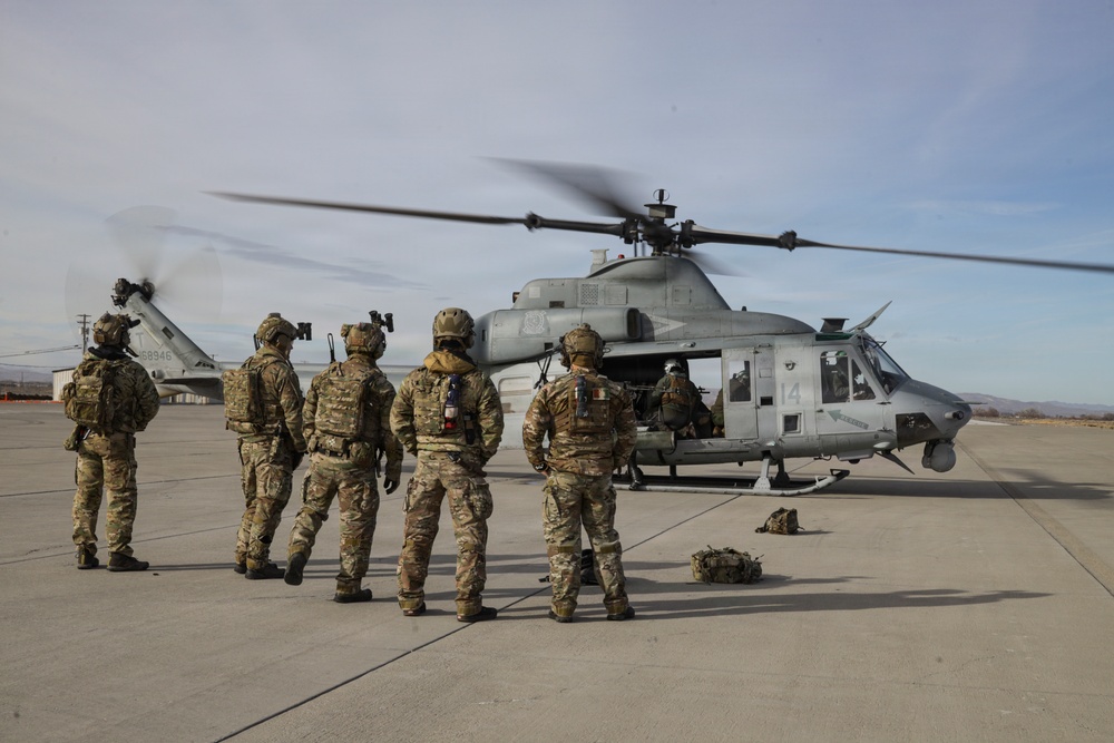 HMLA-367 conducts flight operations
