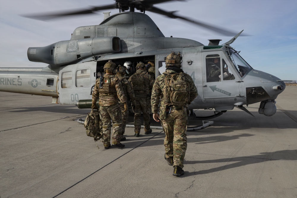 HMLA-367 conducts flight operations