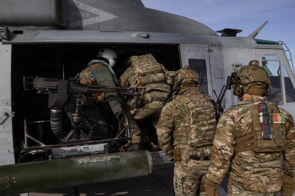 HMLA-367 conducts flight operations