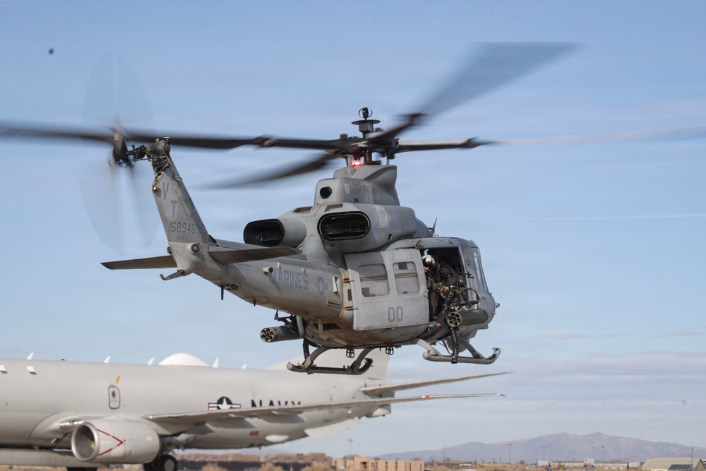 HMLA-367 conducts flight operations