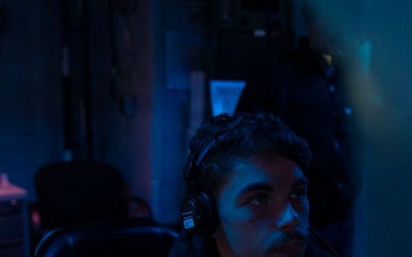 Sonar Technicians perform acoustic analysis aboard USS Bulkeley (DDG 84), Feb. 3, 2026