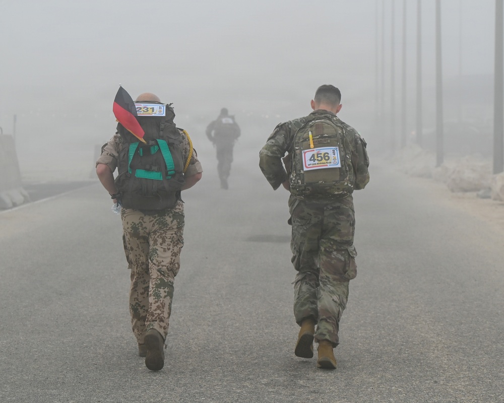 25th Strategic Signal Battalion conducts commemorative ruck