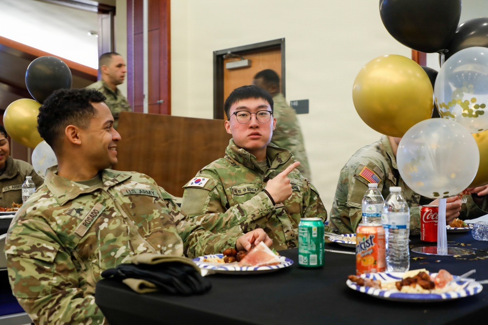 1st Signal Brigade Chaplain Promoted to Major at Camp Humphreys Ceremony