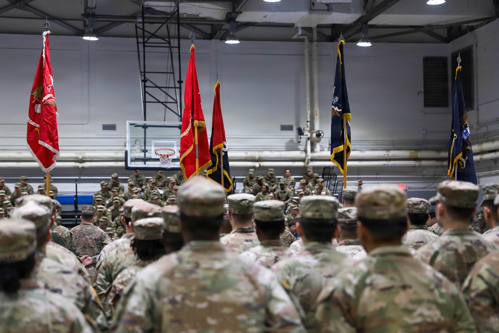 1-4 SBCT transfers authority as the Korea Rotational Force over to 2-2 SBCT