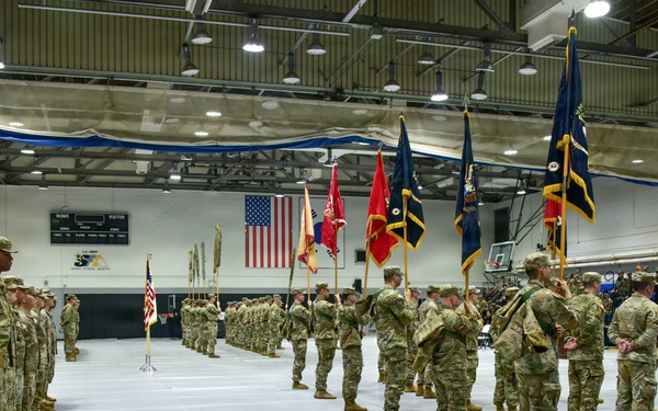 1-4 SBCT transfers authority as the Korea Rotational Force over to 2-2 SBCT