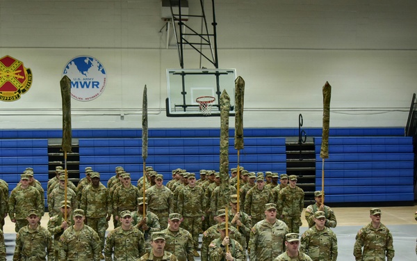 1-4 SBCT transfers authority as the Korea Rotational Force over to 2-2 SBCT