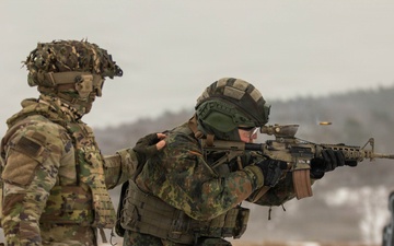 U.S. and German Forces Strengthen Interoperability During Joint Small Arms Training