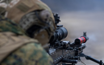 Marines Conduct a M240B Live Fire Range during Korea Viper 26.2