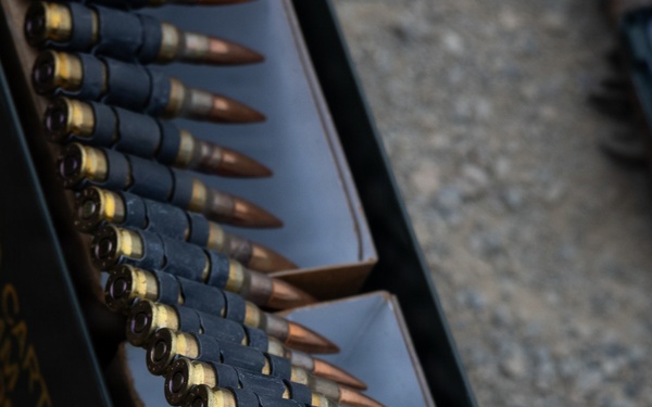 Marines Conduct a M240B Live Fire Range during Korea Viper 26.2